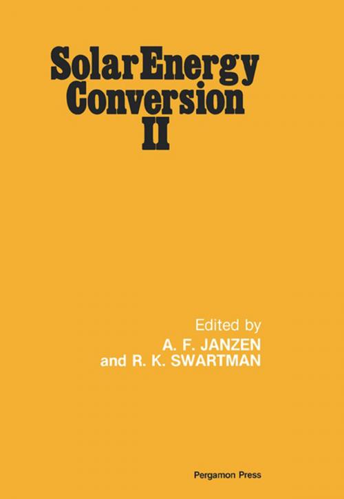 Cover of the book Solar Energy Conversion II by , Elsevier Science