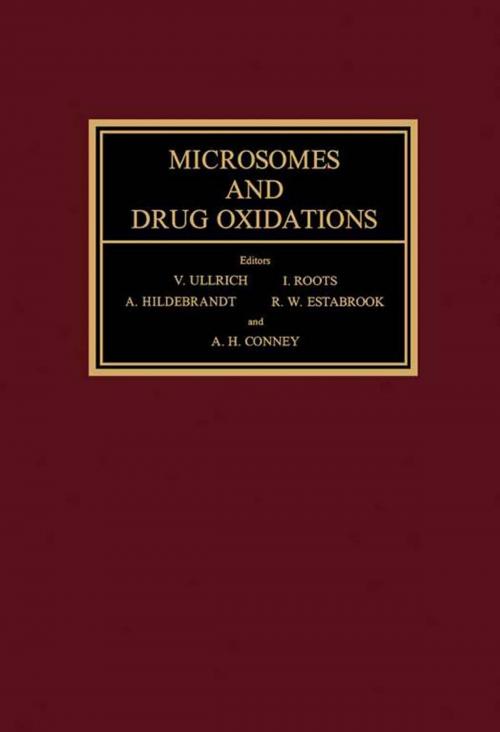 Cover of the book Microsomes and Drug Oxidations by , Elsevier Science