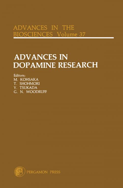 Cover of the book Advances in Dopamine Research by , Elsevier Science