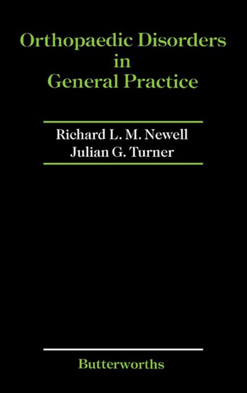 Cover of the book Orthopaedic Disorders in General Practice by Richard L M Newell, Julian G. Turner, Elsevier Science