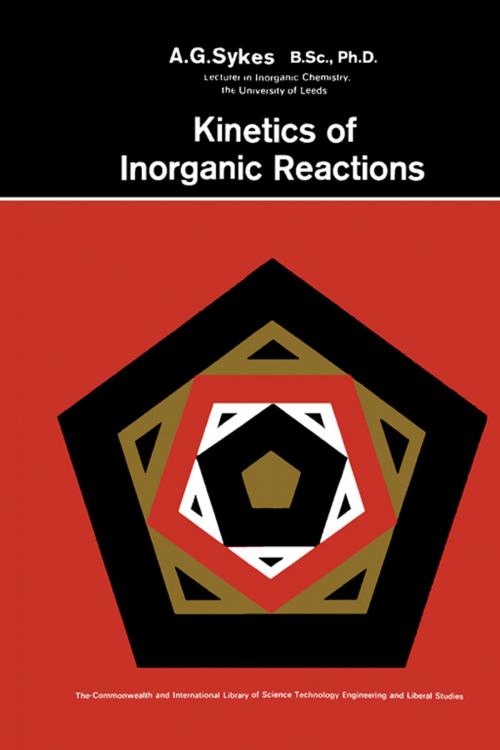 Cover of the book Kinetics of Inorganic Reactions by A. G. Sykes, Elsevier Science