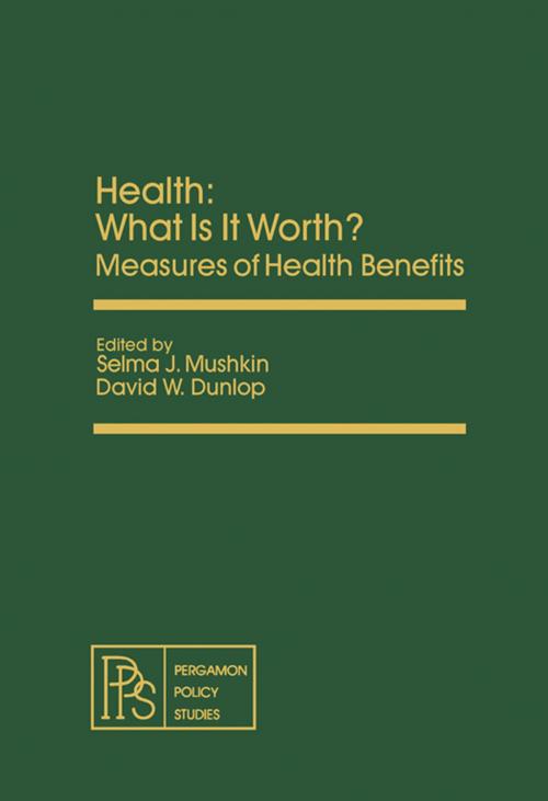 Cover of the book Health: What Is It Worth? by , Elsevier Science