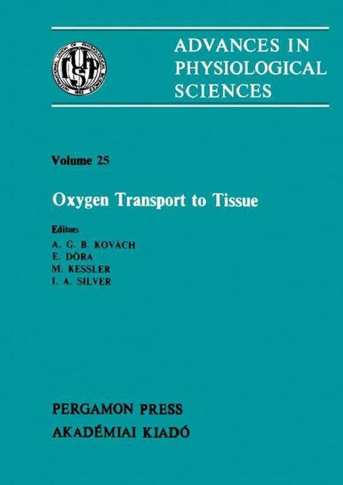 Cover of the book Oxygen Transport to Tissue by , Elsevier Science