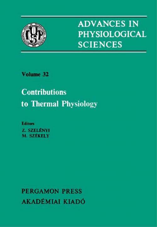 Cover of the book Contributions to Thermal Physiology by , Elsevier Science