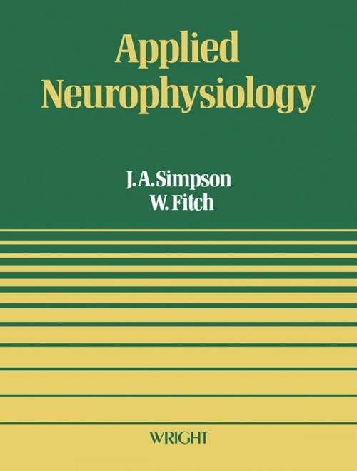 Cover of the book Applied Neurophysiology by J.A. Simpson, W. Fitch, Elsevier Science