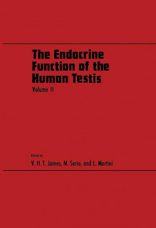 Cover of the book The Endocrine Function of the Human Testis by , Elsevier Science