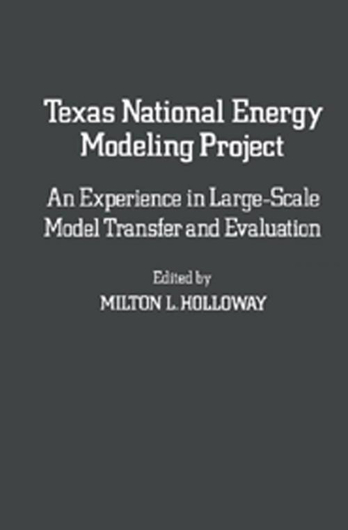 Cover of the book Texas National Energy Modeling Project by , Elsevier Science
