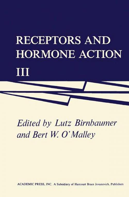 Cover of the book Receptors and Hormone Action by , Elsevier Science