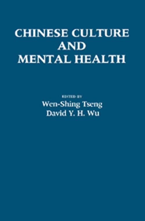 Cover of the book Chinese Culture and Mental Health by , Elsevier Science