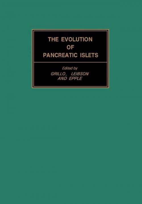Cover of the book The Evolution of Pancreatic Islets by , Elsevier Science