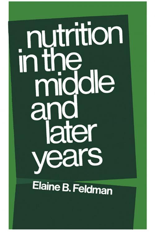 Cover of the book Nutrition in the Middle and Later Years by , Elsevier Science