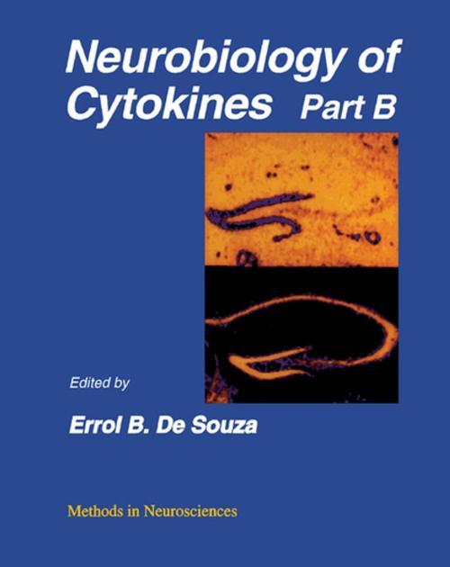 Cover of the book Neurobiology of Cytokines, Part B by P. Michael Conn, Elsevier Science