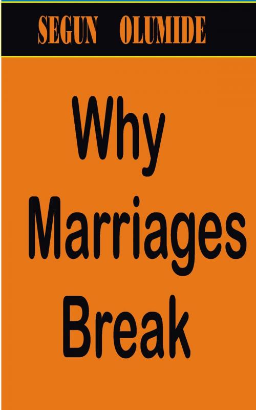Cover of the book Why Marriages Break by SEGUN OLUMIDE, SEGUN  OLUMIDE