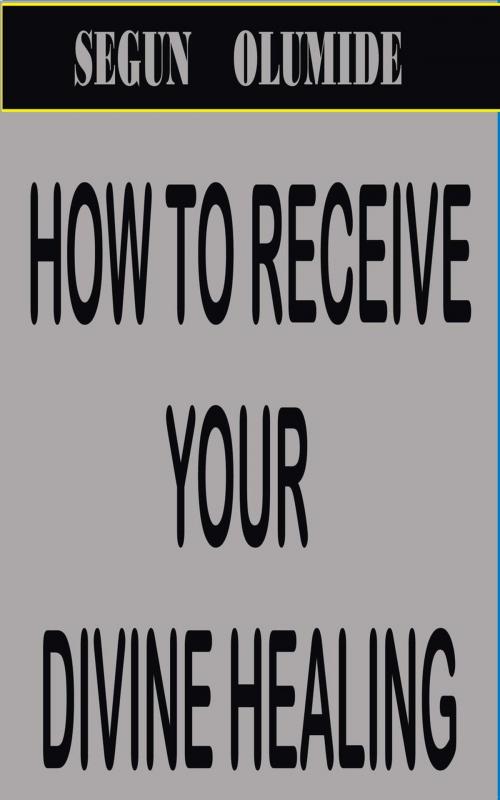 Cover of the book How To Receive Your Divine Healing by SEGUN  OLUMIDE, SEGUN  OLUMIDE