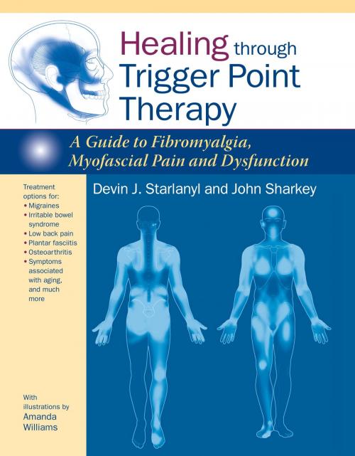 Cover of the book Healing through Trigger Point Therapy by Devin J. Starlanyl, John Sharkey, North Atlantic Books