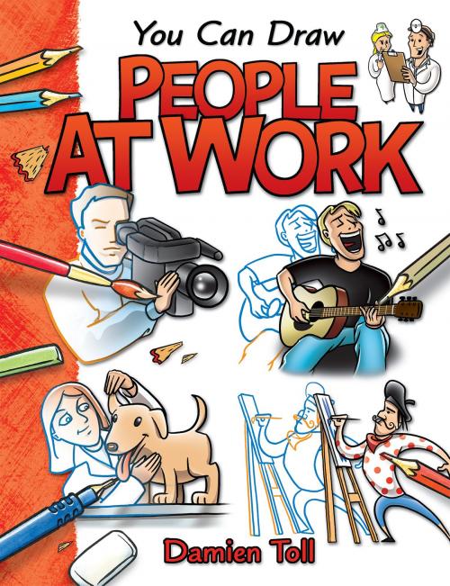 Cover of the book You Can Draw People at Work by Damien Toll, Hinkler Books