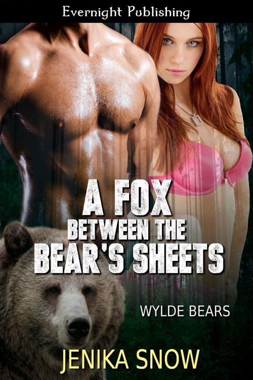 Cover of the book A Fox Between the Bear's Sheets by Jenika Snow, Evernight Publishing