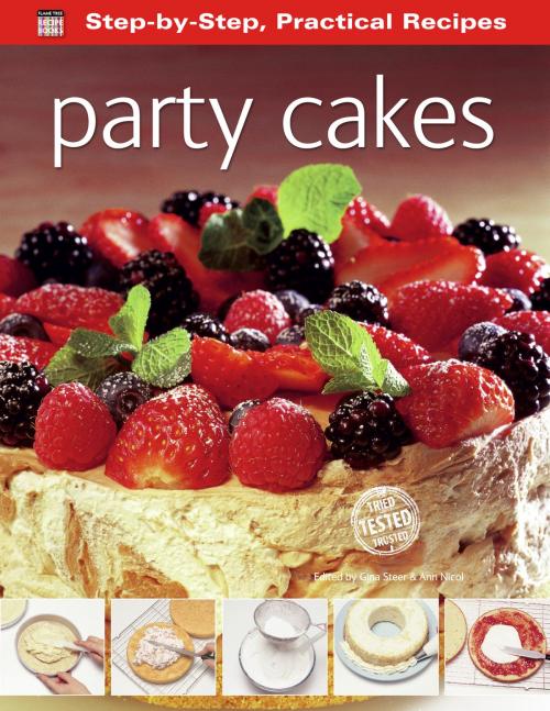 Cover of the book Party Cakes by Gina Steer, Flame Tree Publishing