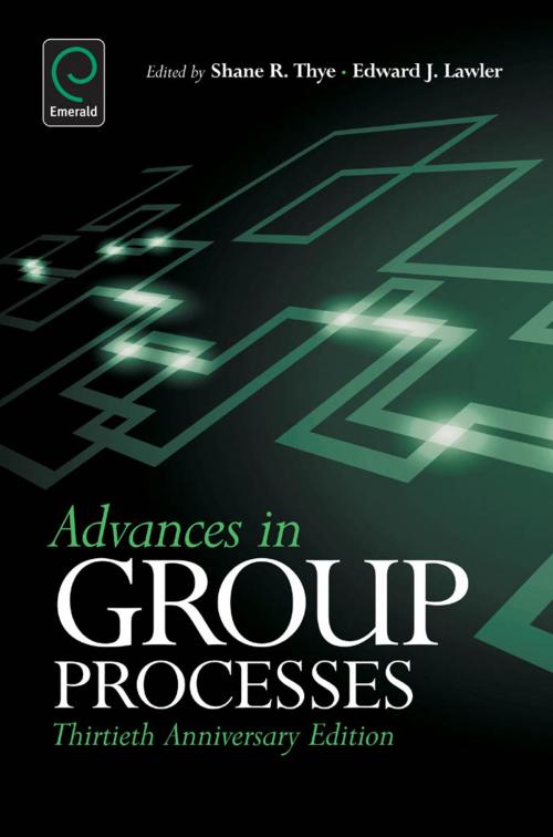 Cover of the book Advances in Group Processes by , Emerald Group Publishing Limited