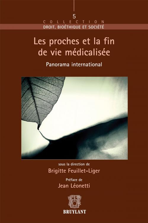 Cover of the book Les proches et la fin de vie by Jean Léonetti, Bruylant