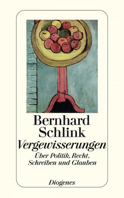 Cover of the book Vergewisserungen by Bernhard Schlink, Diogenes