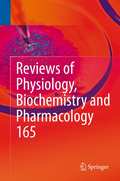 Cover of the book Reviews of Physiology, Biochemistry and Pharmacology, Vol. 165 by , Springer International Publishing