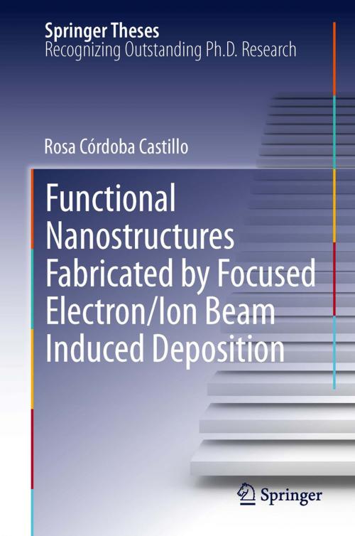 Cover of the book Functional Nanostructures Fabricated by Focused Electron/Ion Beam Induced Deposition by Rosa Córdoba Castillo, Springer International Publishing