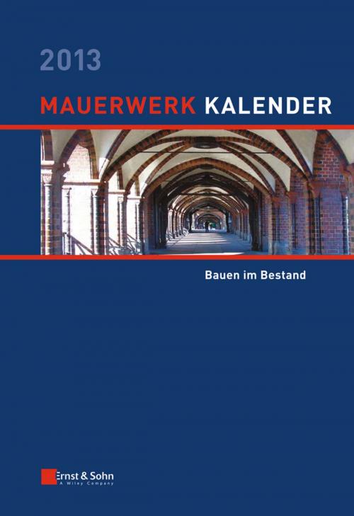 Cover of the book Mauerwerk Kalender 2013 by , Wiley