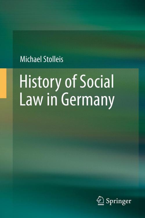 Cover of the book History of Social Law in Germany by Michael Stolleis, Springer Berlin Heidelberg