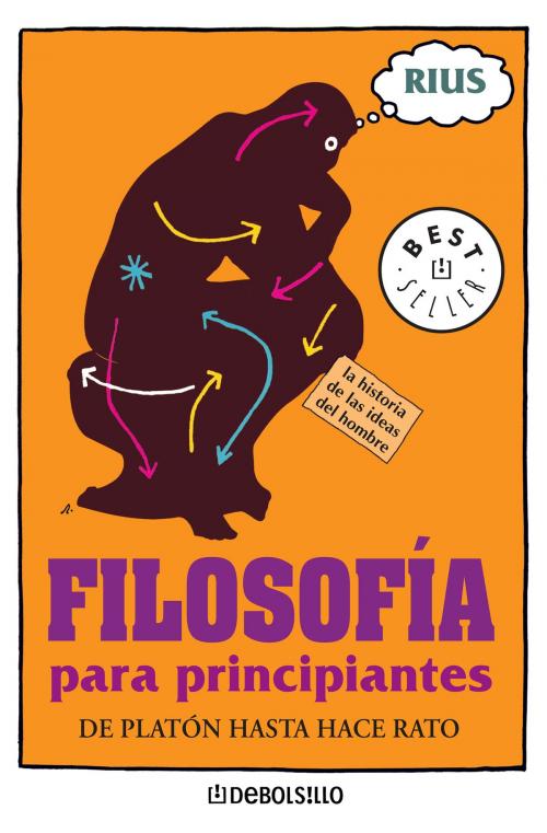 Cover of the book Filosofía para principiantes (Colección Rius) by Rius, Penguin Random House Grupo Editorial México