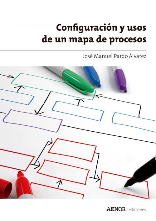 Cover of the book Configuración y usos de un mapa de procesos by José Manuel Pardo Álvarez, AENORediciones