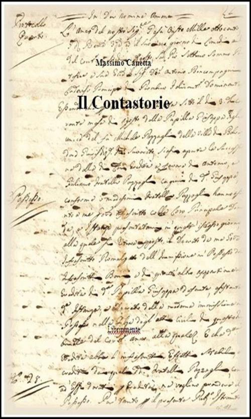 Cover of the book Il contastorie by Massimo Canetta, LIBRINMENTE