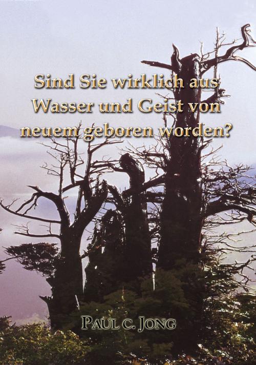 Cover of the book Sind Sie wirklich aus Wasser und Geist von neuem geboren worden? by Paul C. Jong, Hephzibah Publishing House