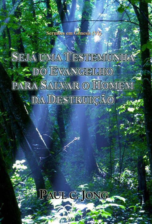 Cover of the book Sermões em Gênesis (VI) - SEJA UMA TESTEMUNHA DO EVANGELHO PARA SALVAR O HOMEM DA DESTRUIÇÃO by Paul C. Jong, Hephzibah Publishing House