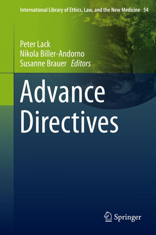 Cover of the book Advance Directives by , Springer Netherlands
