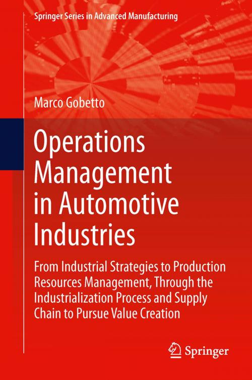 Cover of the book Operations Management in Automotive Industries by Marco Gobetto, Springer Netherlands