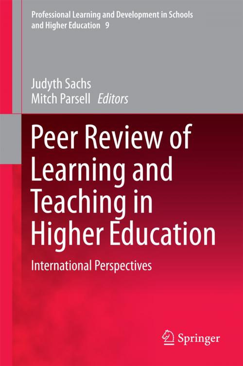 Cover of the book Peer Review of Learning and Teaching in Higher Education by , Springer Netherlands