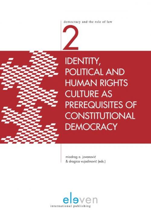 Cover of the book Identity, political and human rights culture as prerequisites of constitutional democracy by , Boom uitgevers Den Haag