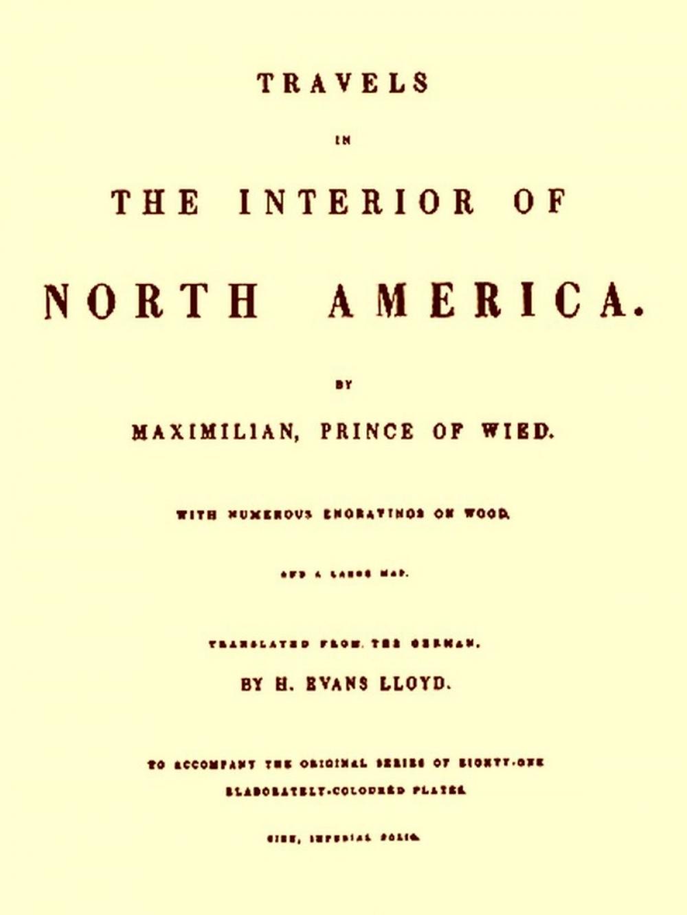Big bigCover of Early Western Travels 1748-1846, Volume XXII