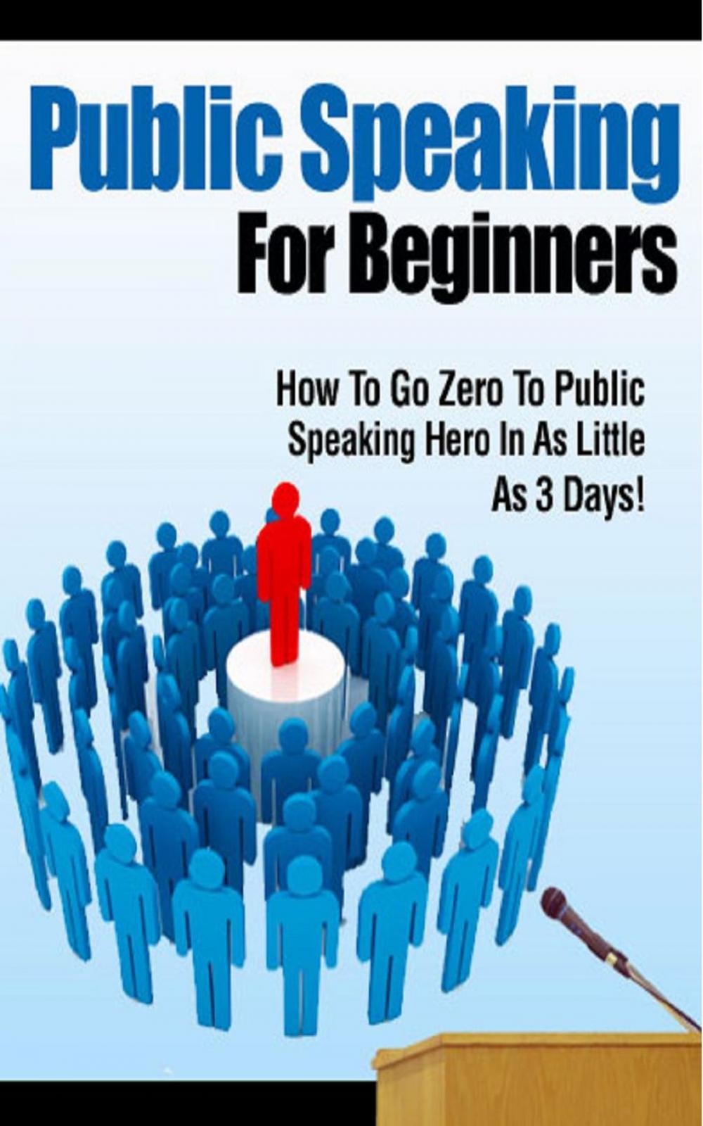 Big bigCover of Public Speaking For Beginners