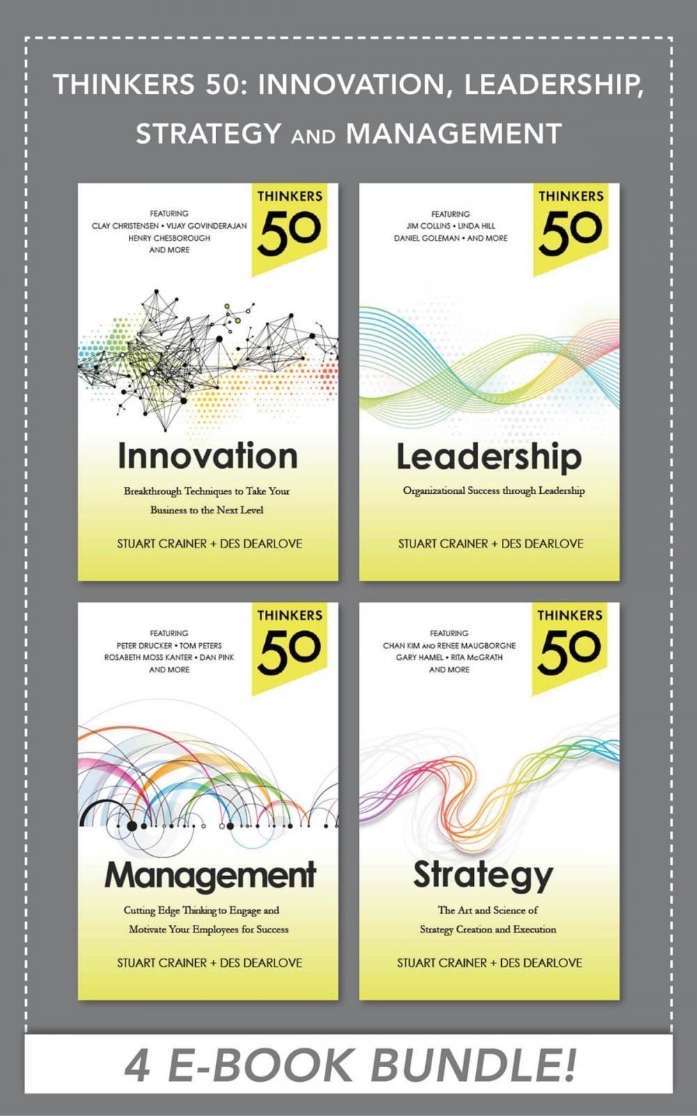 Big bigCover of Thinkers 50: Innovation, Leadership, Management and Strategy (EBOOK BUNDLE)