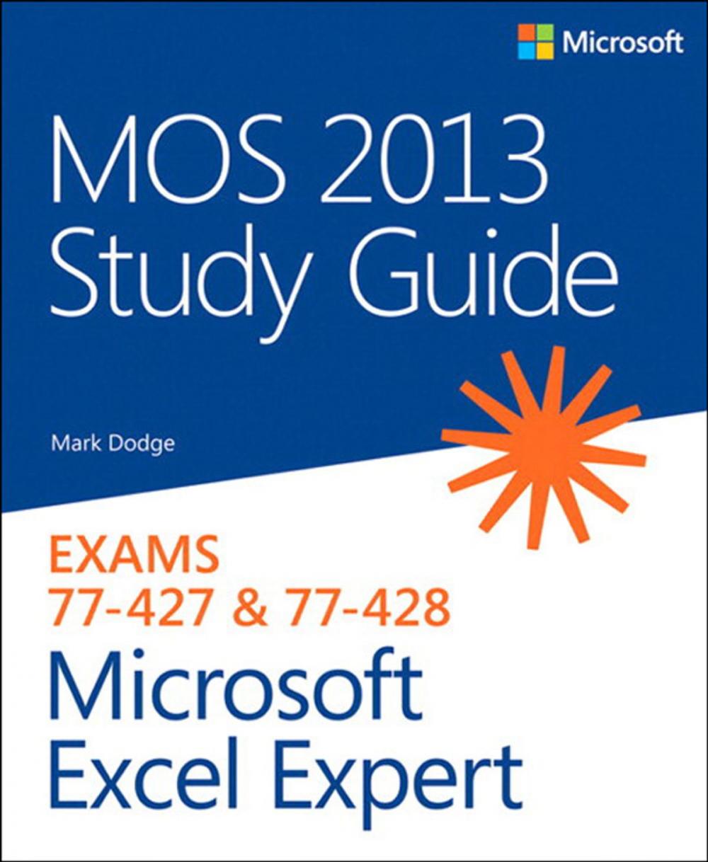 Big bigCover of MOS 2013 Study Guide for Microsoft Excel Expert