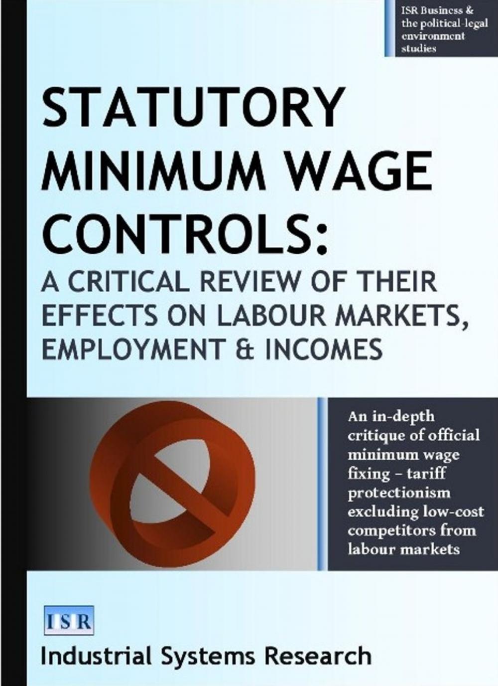 Big bigCover of Statutory Minimum Wage Controls