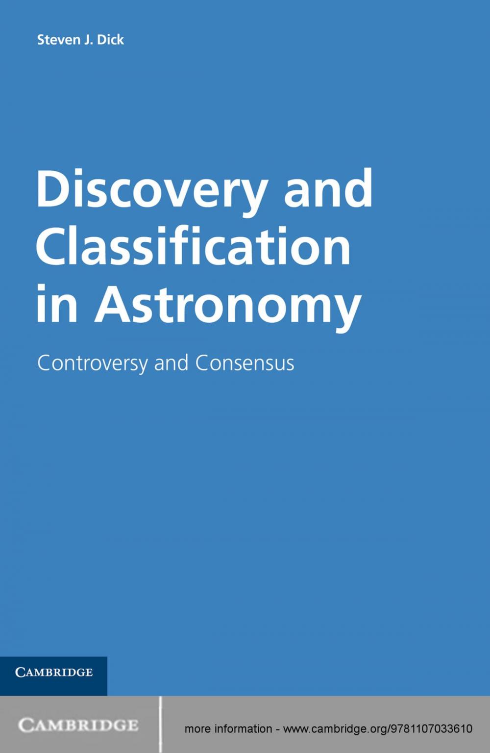 Big bigCover of Discovery and Classification in Astronomy