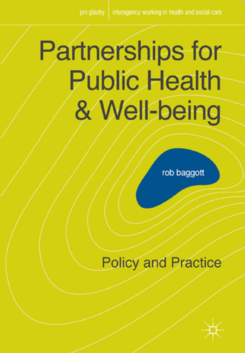 Big bigCover of Partnerships for Public Health and Well-being