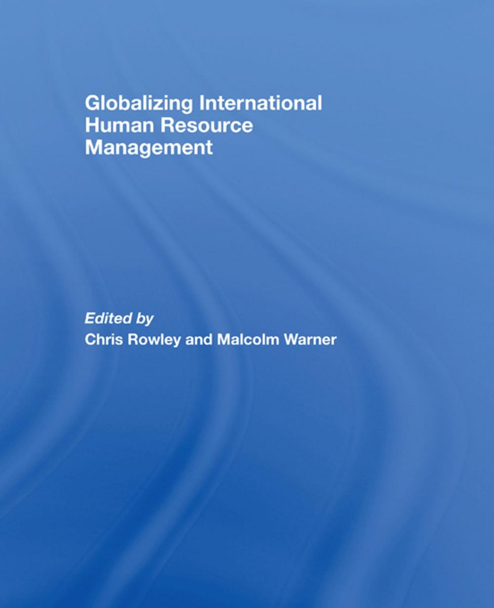 Big bigCover of Globalizing International Human Resource Management