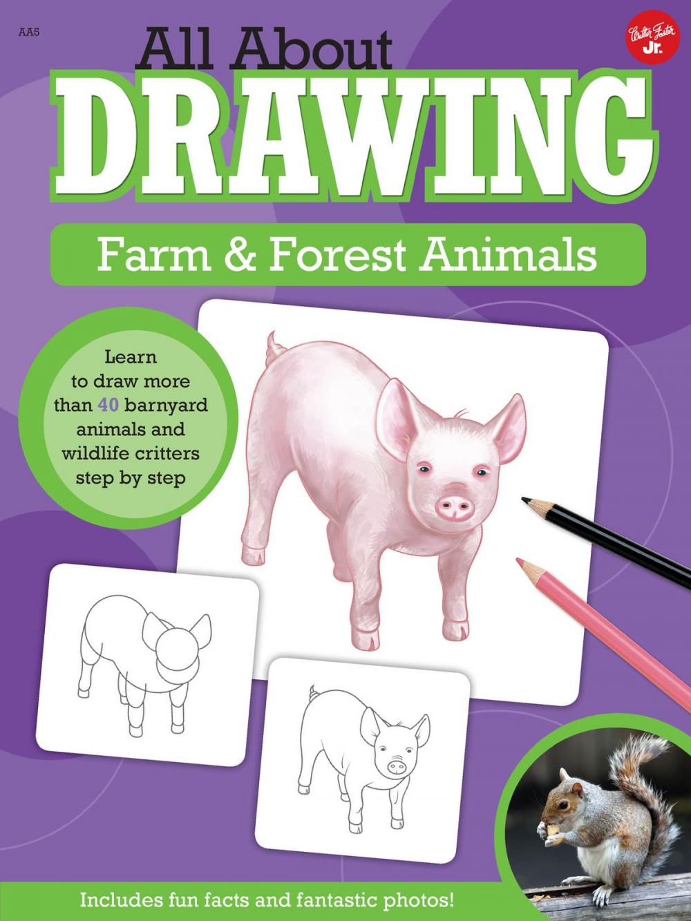 Big bigCover of All About Drawing Farm & Forest Animals