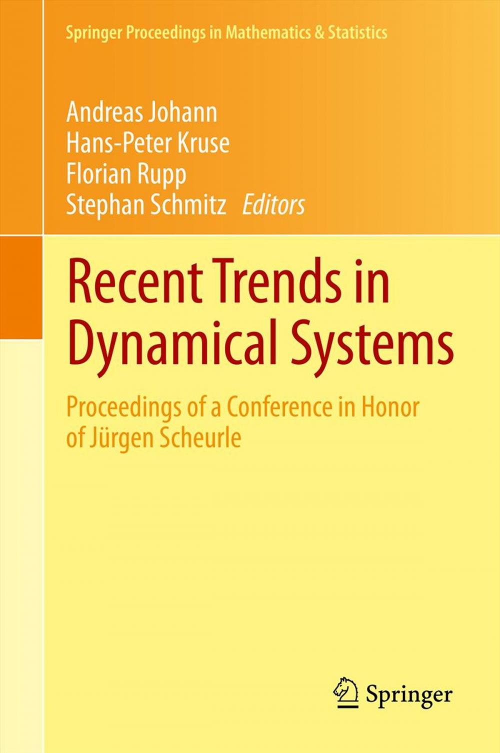 Big bigCover of Recent Trends in Dynamical Systems