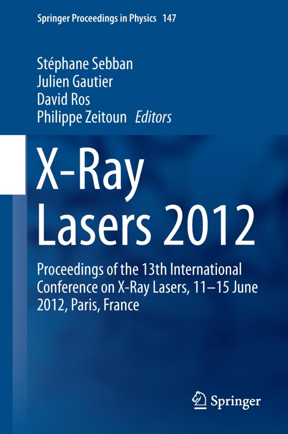 Big bigCover of X-Ray Lasers 2012