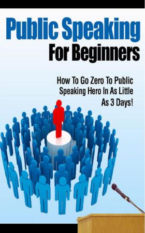 Book cover of Public Speaking For Beginners